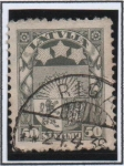 Stamps Latvia -  Armas y estrellas