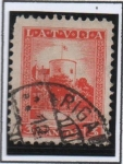 Stamps : Europe : Latvia :  Castillo d