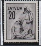 Stamps : Europe : Latvia :  Monumentos