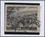 Sellos de Asia - Lbano -  Vista d' Zahle