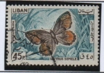 Stamps Lebanon -  Satyrus semele