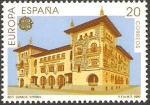 Stamps Spain -  3058 - establecimientos postales, edificio de comunicaciones de vitoria