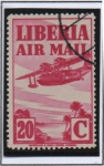 Stamps Liberia -  Sikorsky Amphibian