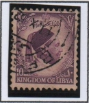 Stamps : Africa : Libya :  Rey Idris