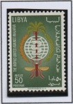 Stamps Libya -  Extincion d' l' Malaria y palma
