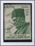Stamps : Africa : Libya :  Ahmed Rafik El Mehdawi (1989-1961)