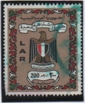 Stamps : Africa : Libya :  Escudo Nacional