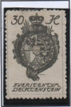 Stamps Liechtenstein -  Escudo d' Armas y Castillo d' Vaduz