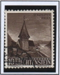 Stamps Liechtenstein -  Capilla d' S. Mamertus