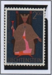 Sellos de Europa - Liechtenstein -  Lucio Santo Patron d' Principado