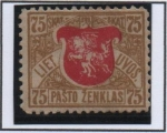 Stamps : Europe : Lithuania :  Escudo Nacional