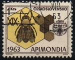 Sellos de Europa - Checoslovaquia -  APIMONDIA'63
