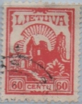 Stamps : Europe : Lithuania :  Castillo d