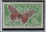 Stamps Madagascar -  Mariposas, Acraea hova