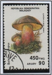 Stamps Madagascar -  Setas, Boletus calopus
