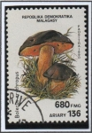 Stamps Madagascar -  Setas, Boletus Erythropus