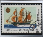 Stamps Madagascar -  500 anv. descubrimiento d' america, Cierva d' Oro