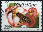 Stamps : Asia : Vietnam :  serie- Abejas