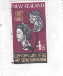 Stamps New Zealand -  centenario