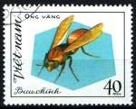 Stamps : Asia : Vietnam :  serie- Abejas y avispas