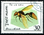 Stamps : Asia : Vietnam :  serie- Abejas y avispas