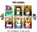 Sellos de Asia - Corea del norte -  Conquistadores y exploradores