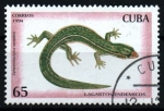 Sellos de America - Cuba -  serie- Lagartos endemicos