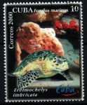 Sellos de America - Cuba -  Día mundial del Turísmo- Fondos marínos