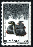 Stamps Romania -  serie- Fauna rumana