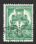 Stamps Czechoslovakia -  1022 - Tercer Plan Quinquenal