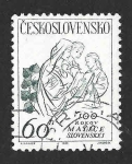 Stamps Czechoslovakia -  1163 - C Años de Sociedad Cultural Eslovaca