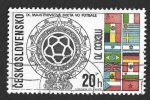 Sellos de Europa - Checoslovaquia -  1704 - Campeonato Mundial de Fútbol. México