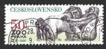 Stamps Czechoslovakia -  2380 - L Aniversario del Zoo de Praga