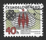 Sellos de Europa - Checoslovaquia -  2450 - LX Aniversario de la Radiodifusión Nacional