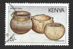 Sellos de Africa - Kenya -  465 - Ollas de Cocina Keniata