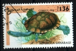 Stamps Spain -  serie- Reptiles