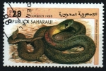 Stamps Spain -  serie- Reptiles