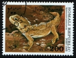 Stamps Somalia -  serie- Reptiles