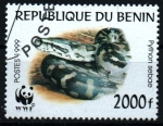 Sellos de Africa - Benin -  WWF