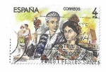 Stamps : Europe : Spain :  Edifil 2697. Maestros de la zarzuela. Escena de la Parranda
