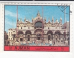 Stamps United Arab Emirates -  VENECIA BASILICA DE SAN MARCOS
