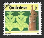 Stamps Zimbabwe -  493 - Tabaco