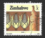 Stamps Zimbabwe -  494 - Maíz