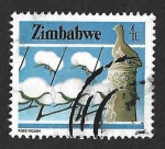 Stamps : Africa : Zimbabwe :  495 - Algodón