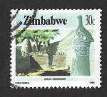 Sellos de Africa - Zimbabwe -  508 - Ruinas de Zimbawe