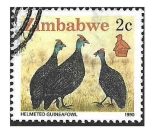 Sellos de Africa - Zimbabwe -  615 - Pintada Común