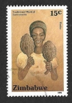 Sellos de Africa - Zimbabwe -  636 - Instrumento Musical Tradicional