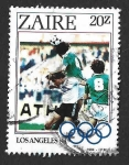 Stamps Democratic Republic of the Congo -  1158 - JJOO de Verano. Los Ángeles