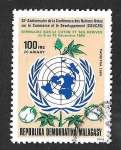 Stamps Madagascar -  709 - Seminario de las Naciones Unidas Sobre el Algodón