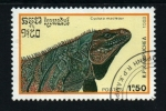 Sellos de Asia - Camboya -  serie- Reptiles